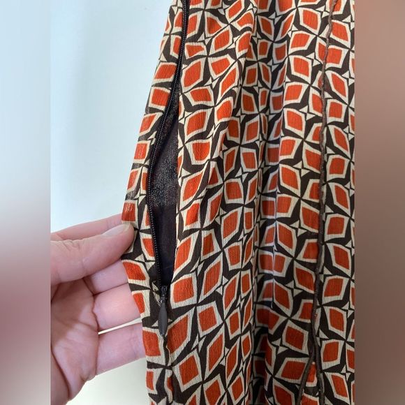 Hearts of Palm flowy pattern skirt Sz 16 - Picture 7 of 7